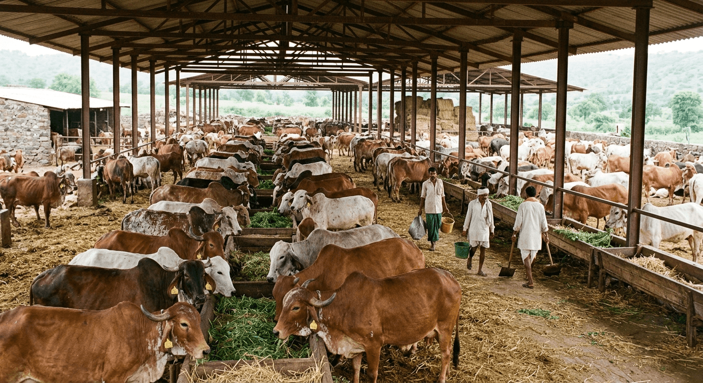100+ Gaumata Are Waiting for Their Daily Feed
